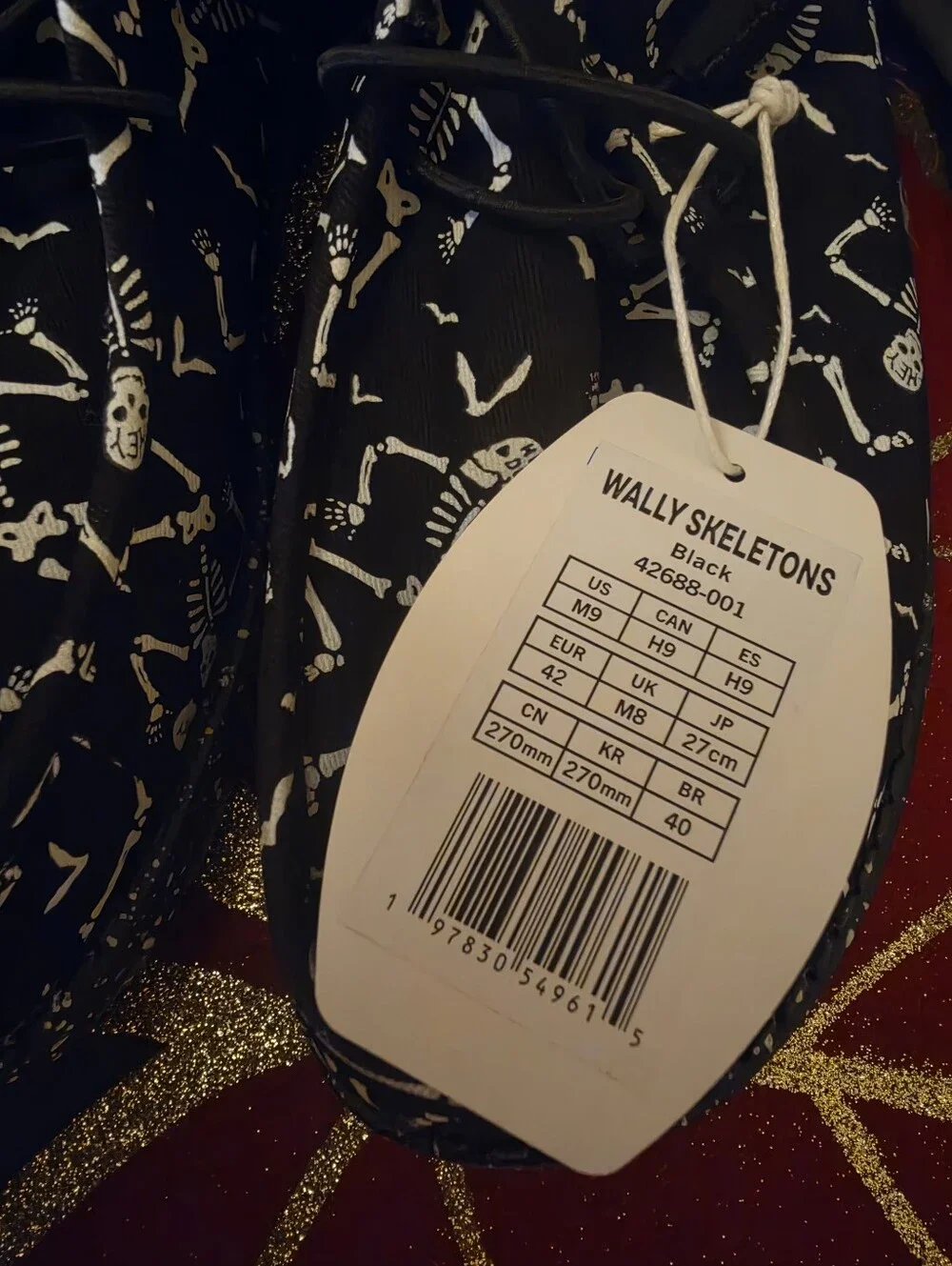 Nwt Hey Dude Wally Skeletons. M9/W11